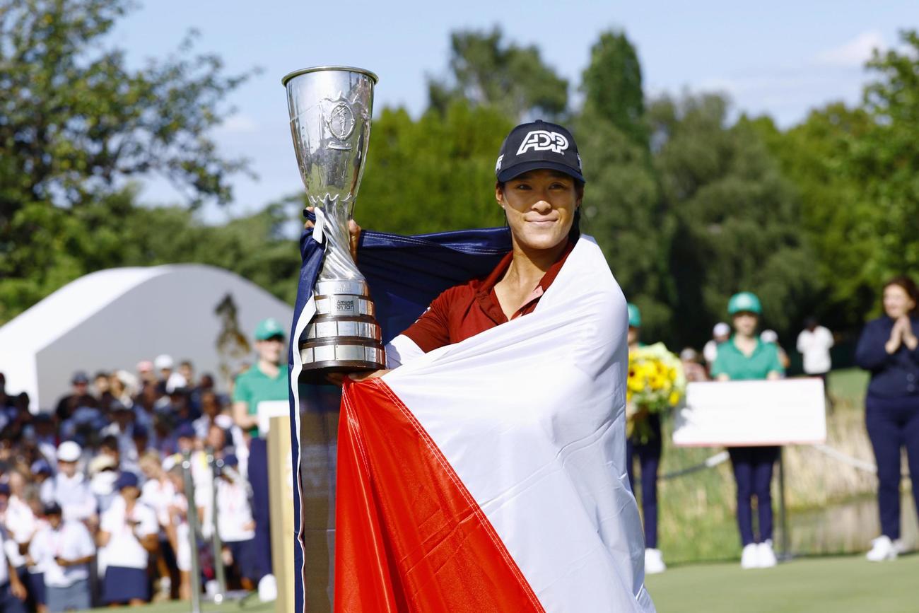 通算14アンダーでメジャー初優勝を果たしたセリーヌ・ブティエ（共同）