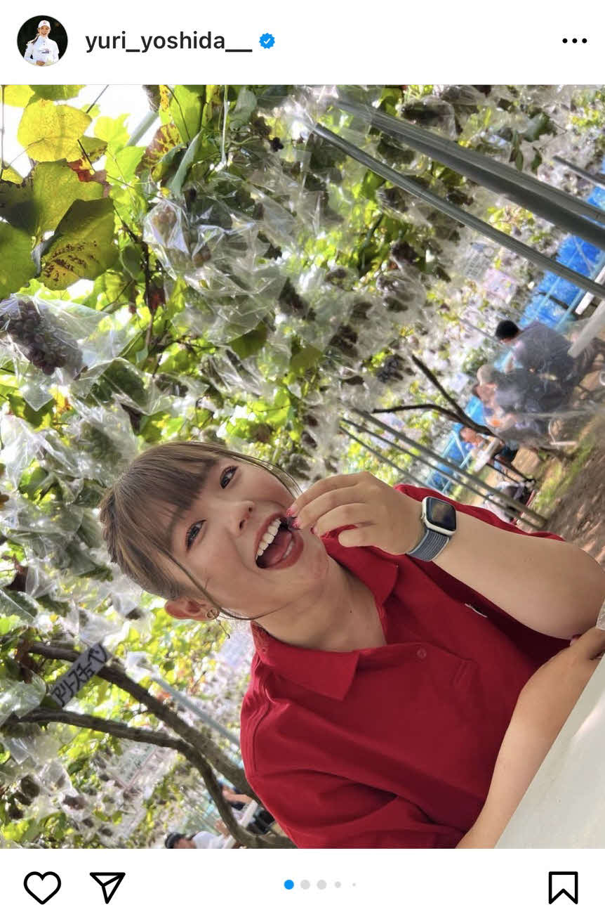 吉田優利のインスタグラムから