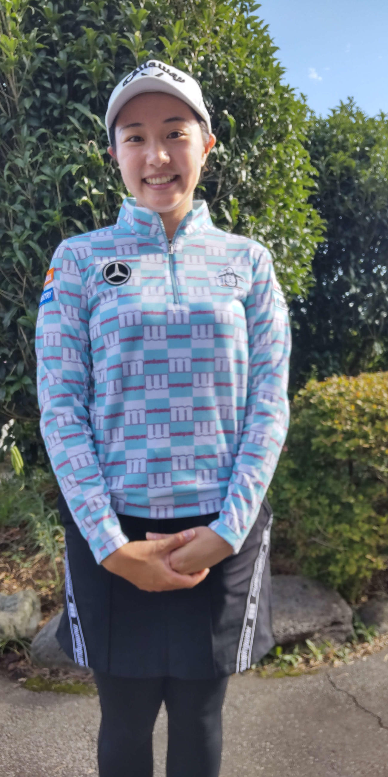 会場で最終調整を行った三浦桃香（撮影・近藤由美子）
