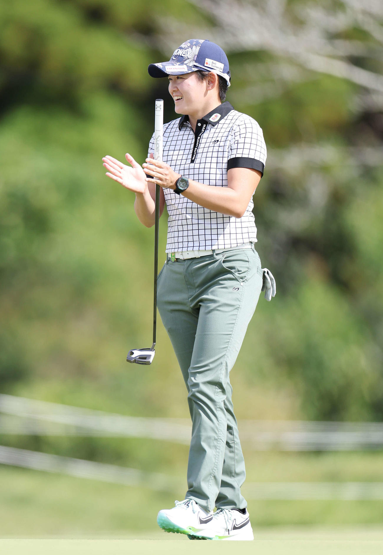 岩井明愛「イメージはいい」前年2位の大会に好印象 ラウンド後の入浴効果で疲労回復 - 国内女子ゴルフ写真ニュース : 日刊スポーツ