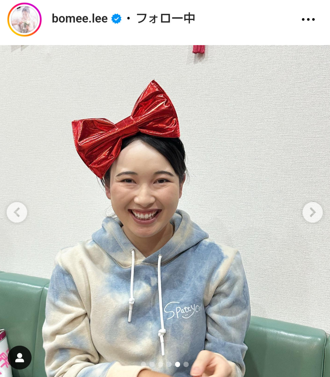 イ・ボミのインスタグラムから
