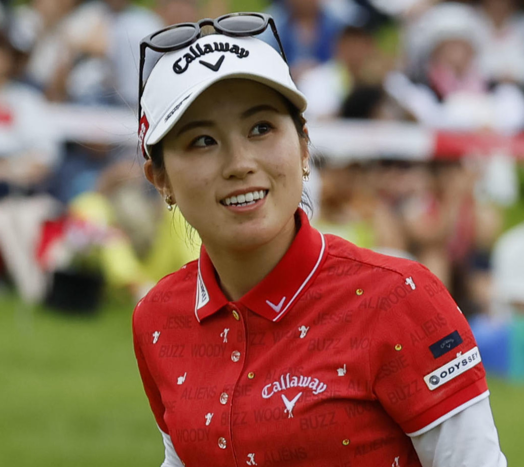 笑顔を見せる西村優菜（2023年9月17日撮影）