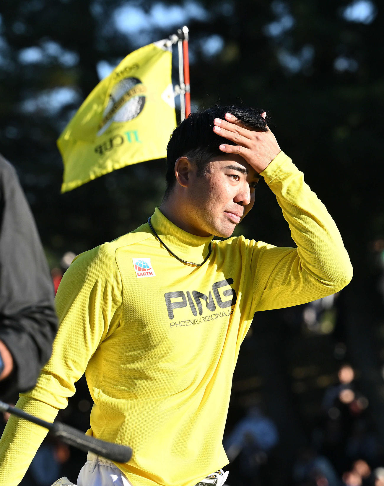 優勝を決め感極まる蝉川泰果（撮影・滝沢徹郎）
