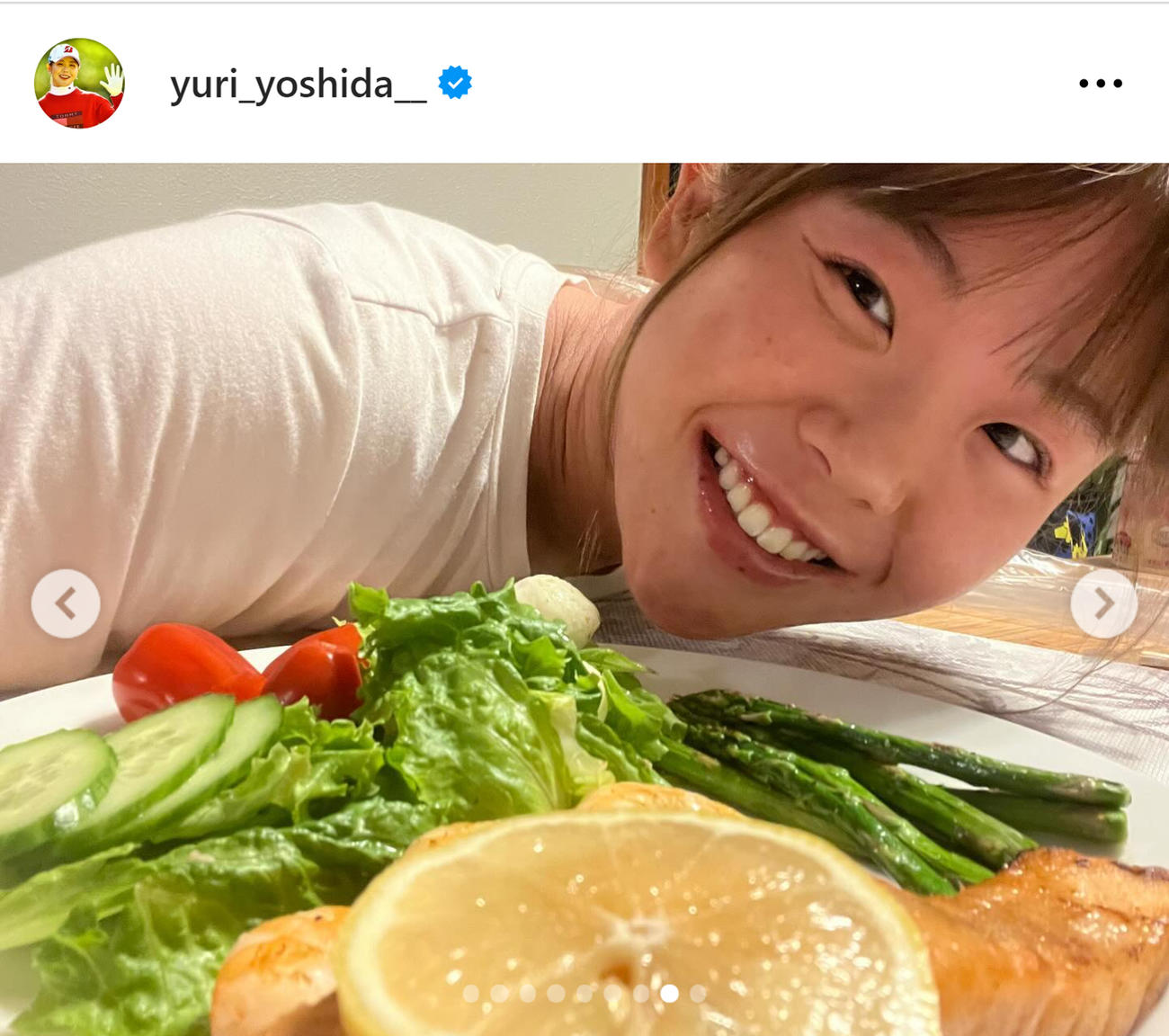 吉田優利のインスタグラムから