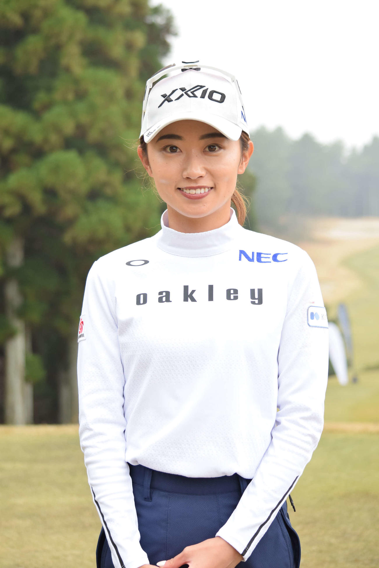 ゼクシオドリームカッププロアマに参加した安田祐香（撮影・阪口孝志）