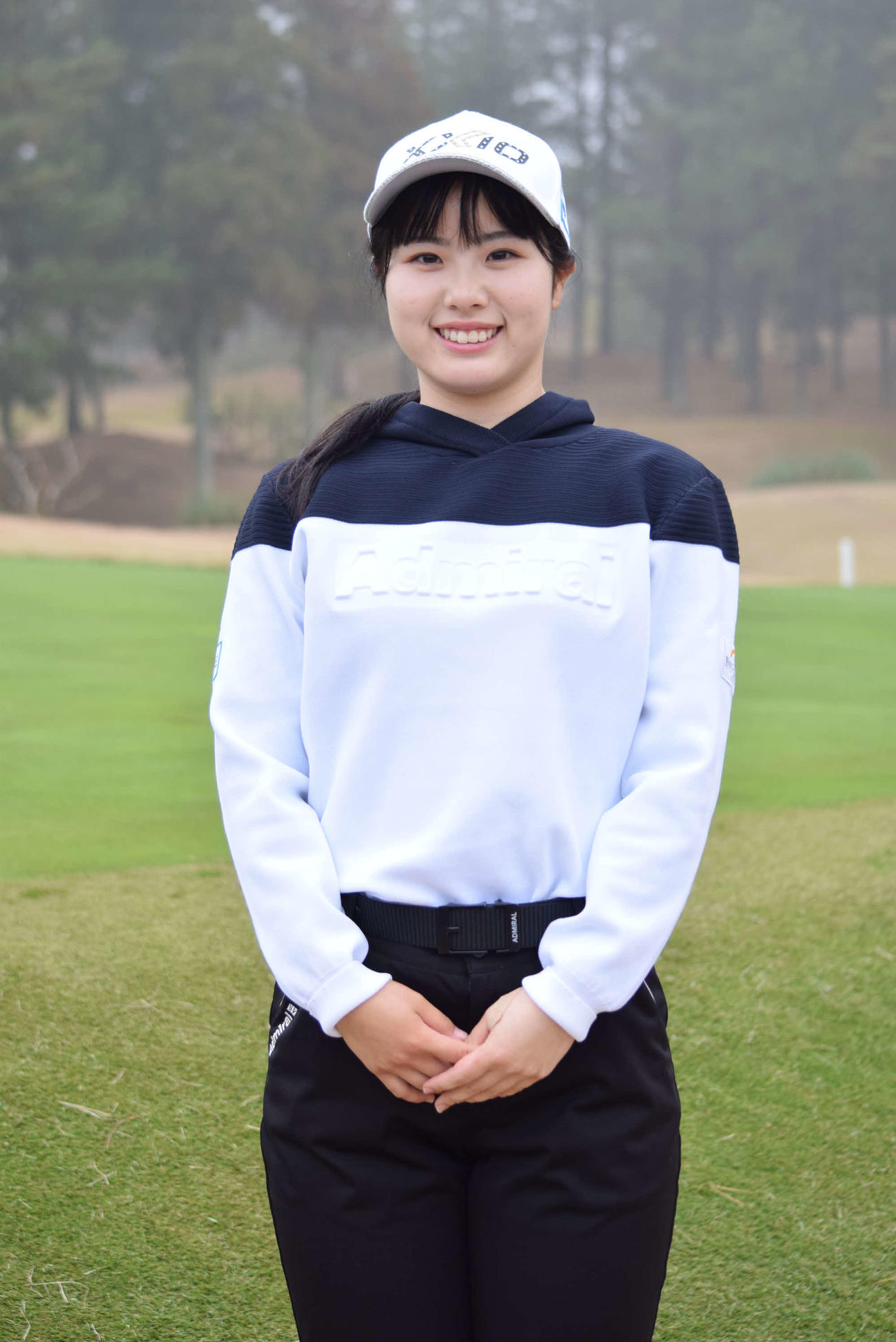 ゼクシオドリームカッププロアマに参加した尾関彩美悠（撮影・阪口孝志）