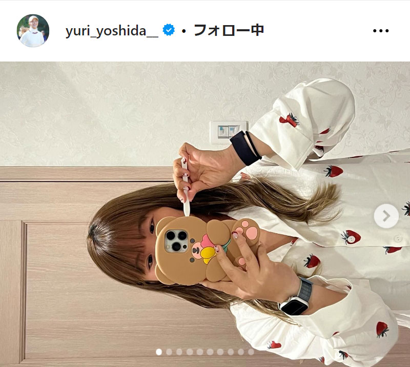 吉田優利のインスタグラムから