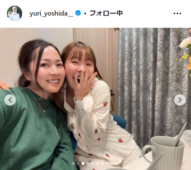 吉田優利のインスタグラムから