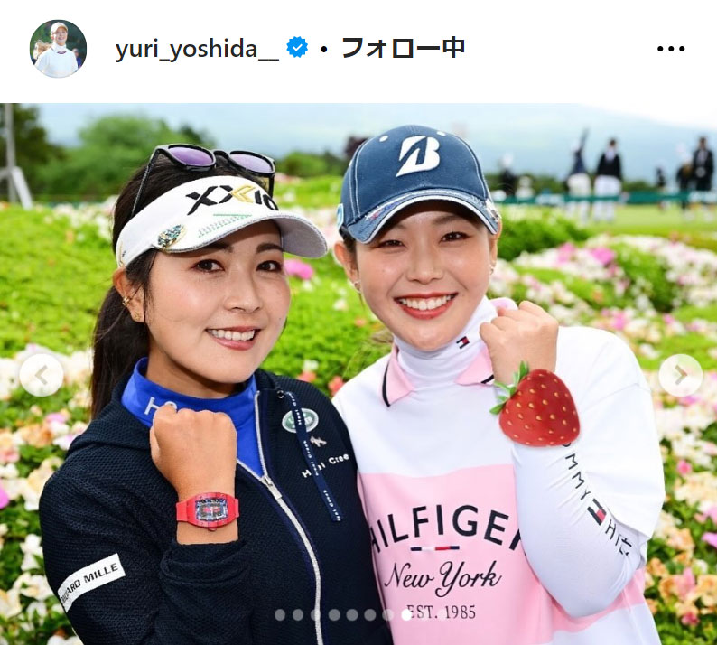 吉田優利のインスタグラムから