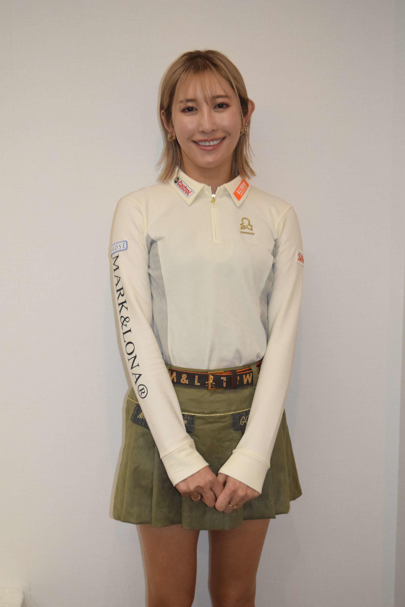 今季への意気込みを語った金田久美子（撮影・阪口孝志）