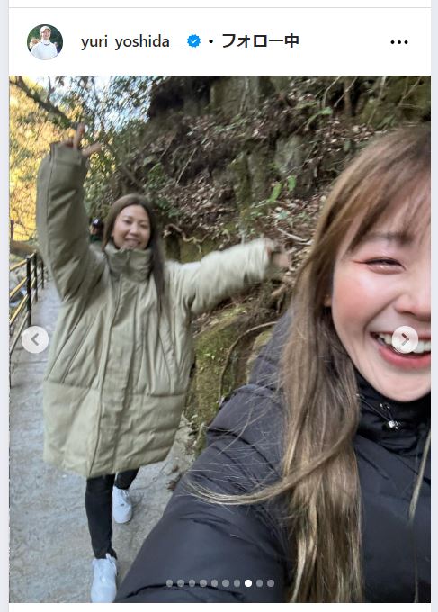 吉田優利のインスタグラムから