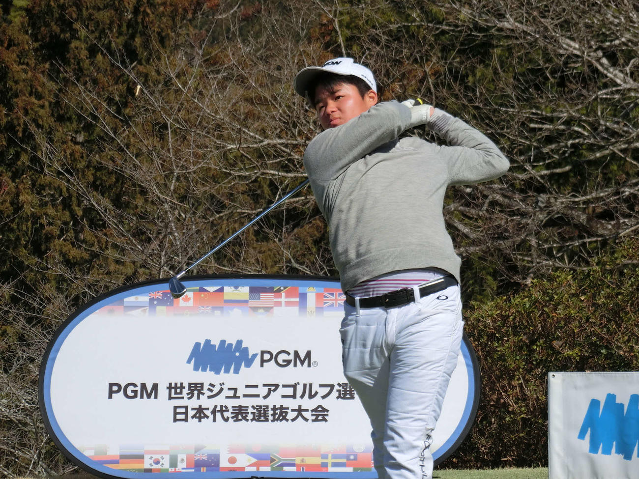 15－18歳の部男子1位の平田兼慎（C）IJGA