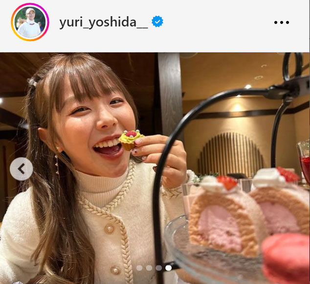 吉田優利のインスタグラムから