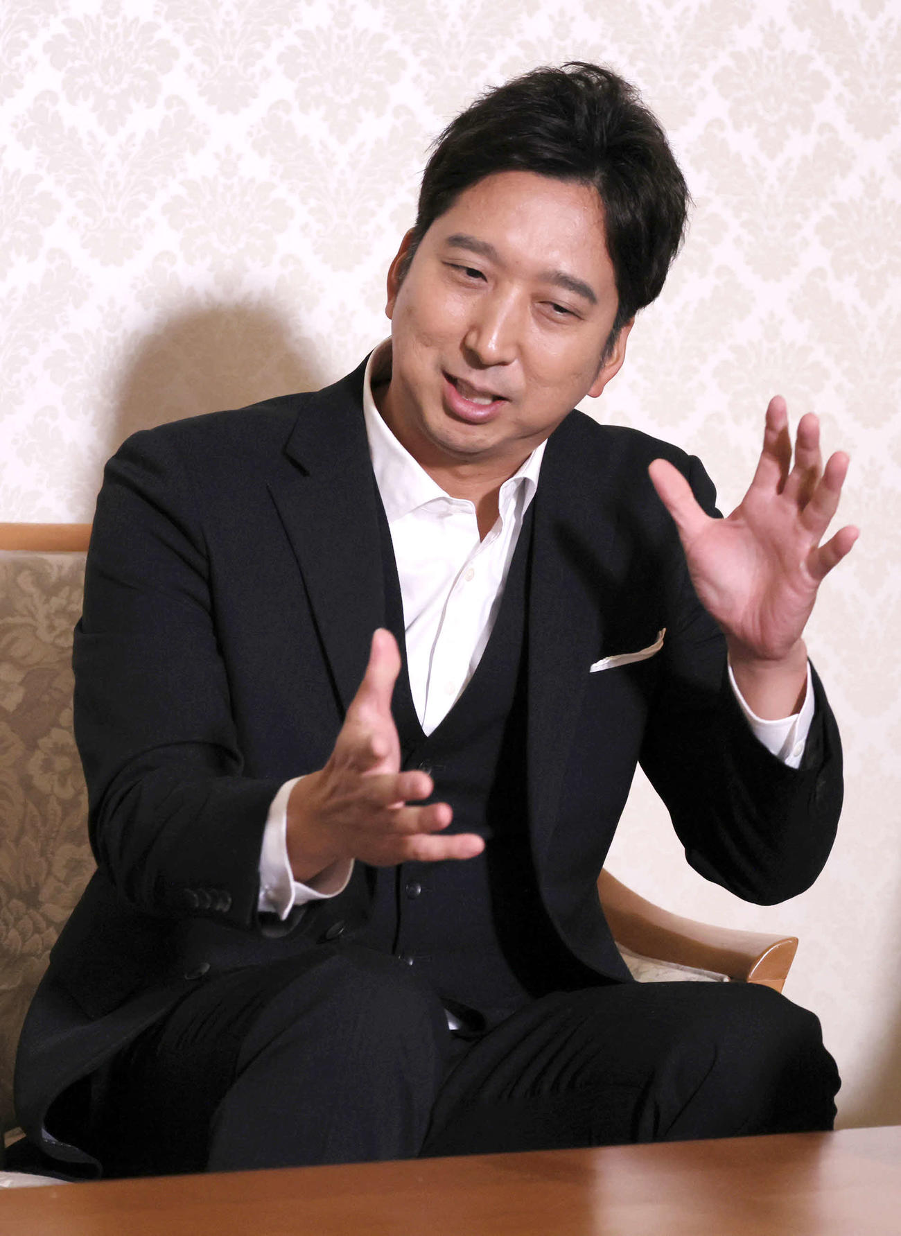 明治安田レディス前夜祭でクロストークする阪神藤川球団本部付SA（撮影・上山淳一）