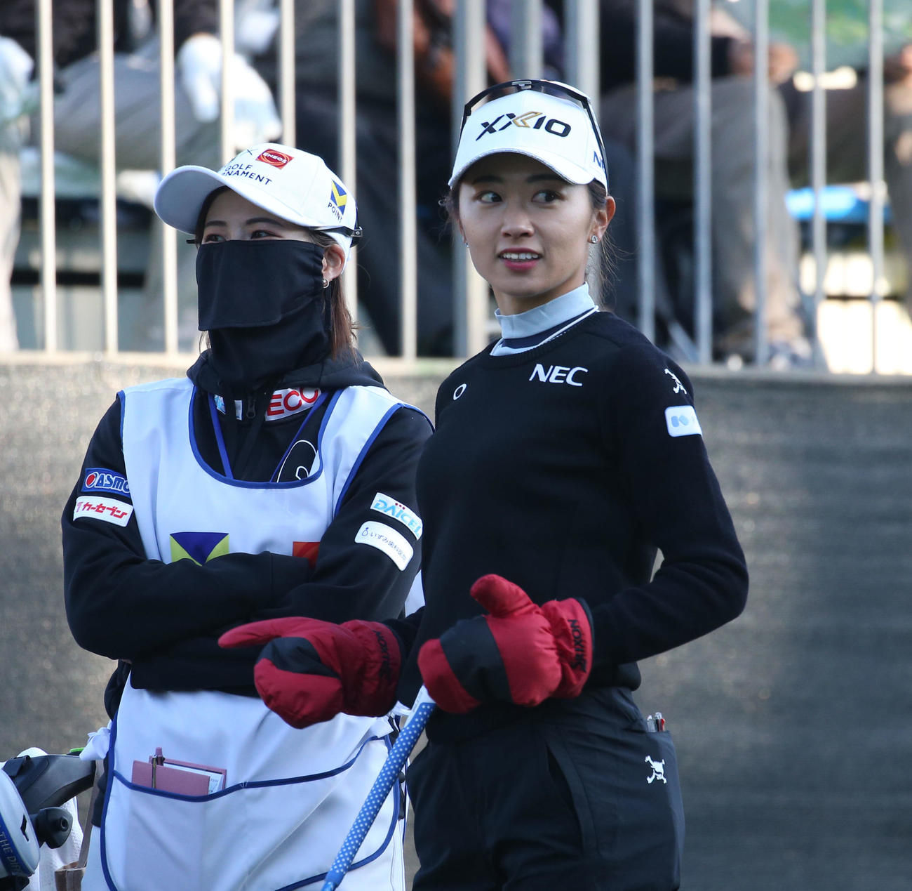 1番、スタートを待つ安田（撮影・冨田成美）