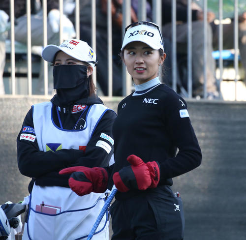 1番、スタートを待つ安田（撮影・冨田成美）