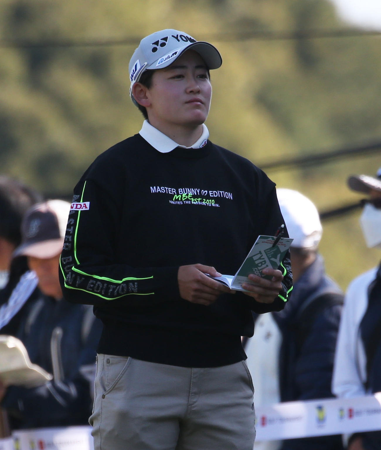 1番　コースを確認する岩井明（撮影・冨田成美）