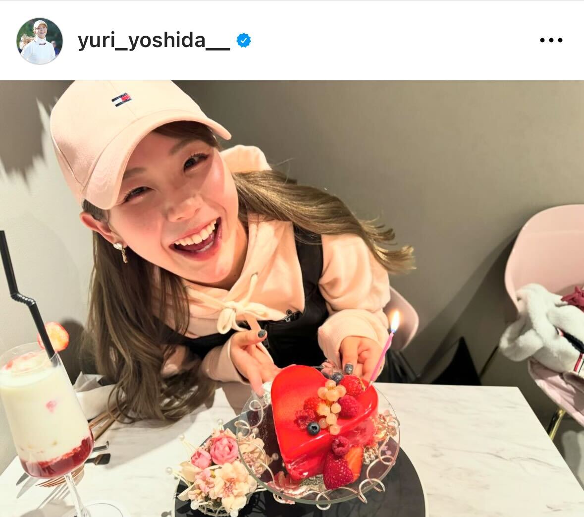 吉田優利のインスタグラムから