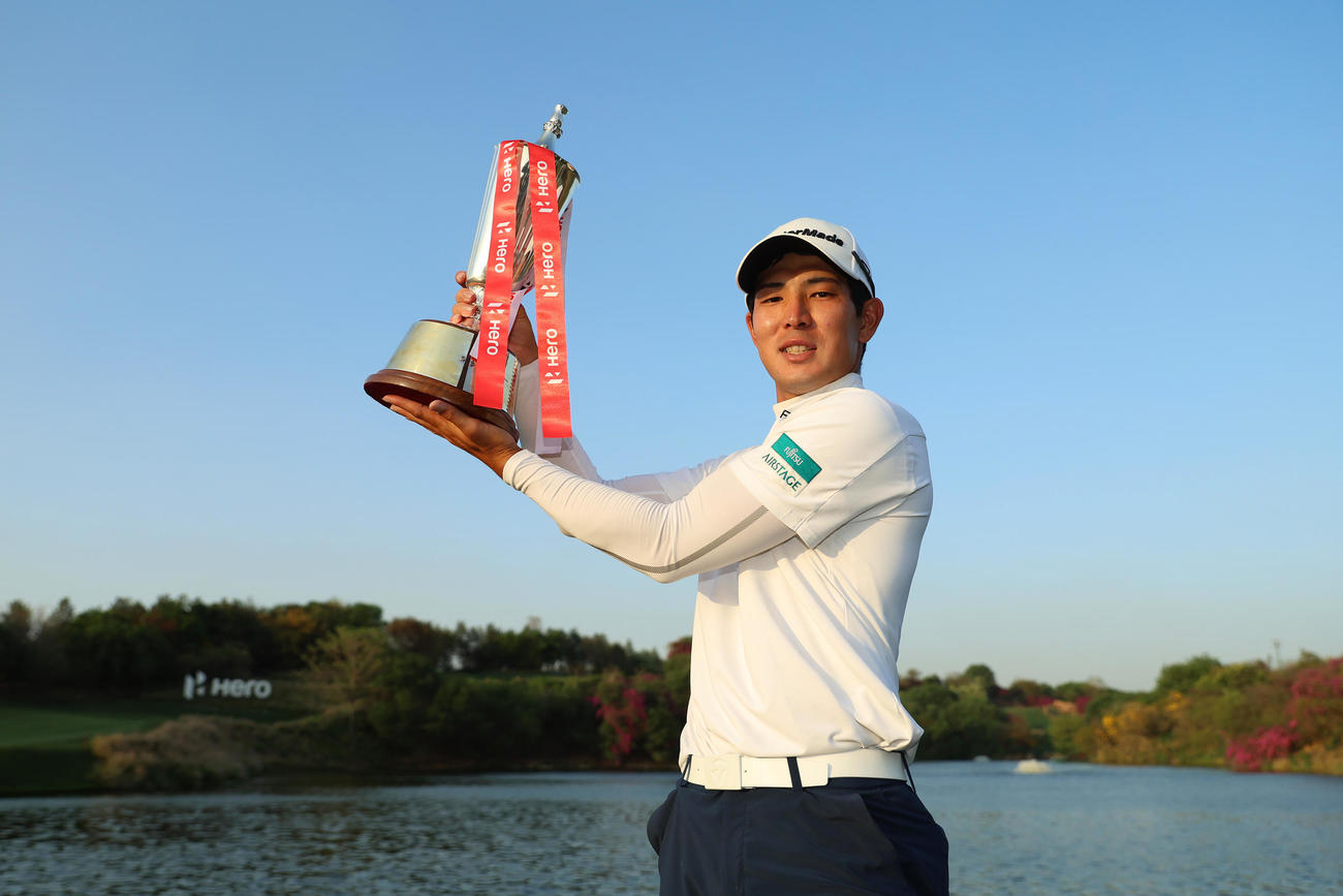 欧州ツアーで初優勝した中島啓太（Getty Images）