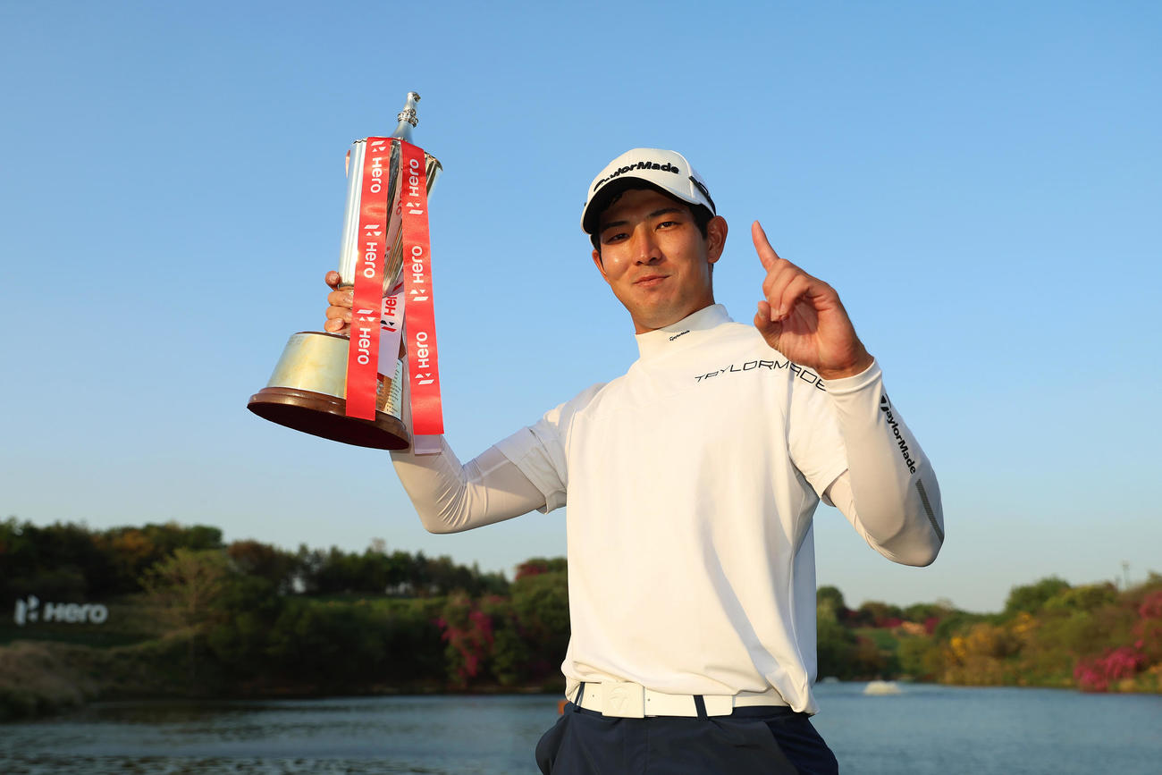 欧州ツアーで初優勝した中島啓太（Getty Images）