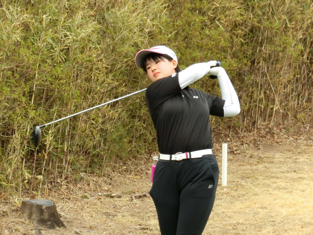 13－14歳の部女子1位の江尻光（C）IJGA