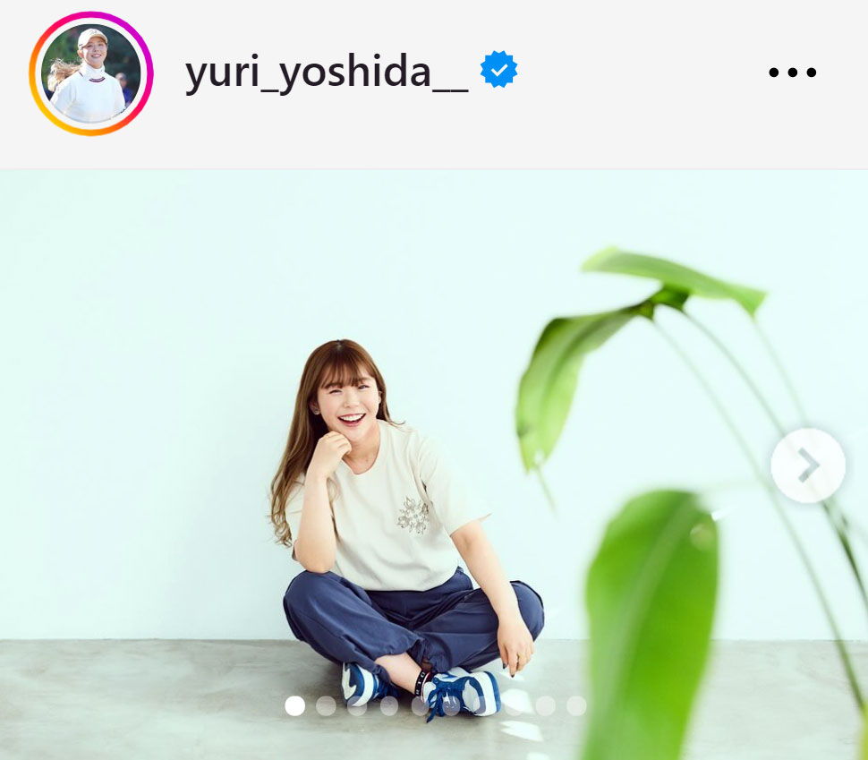 吉田優利のインスタグラムから