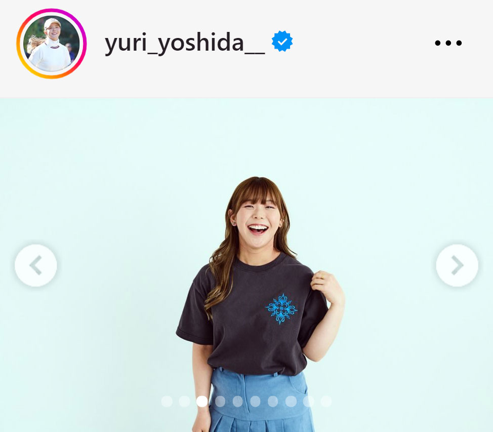 吉田優利のインスタグラムから