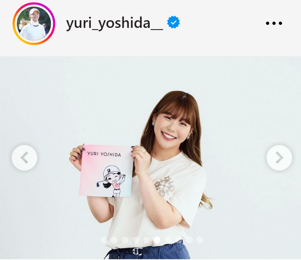 吉田優利のインスタグラムから