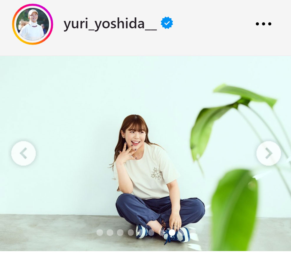 吉田優利のインスタグラムから