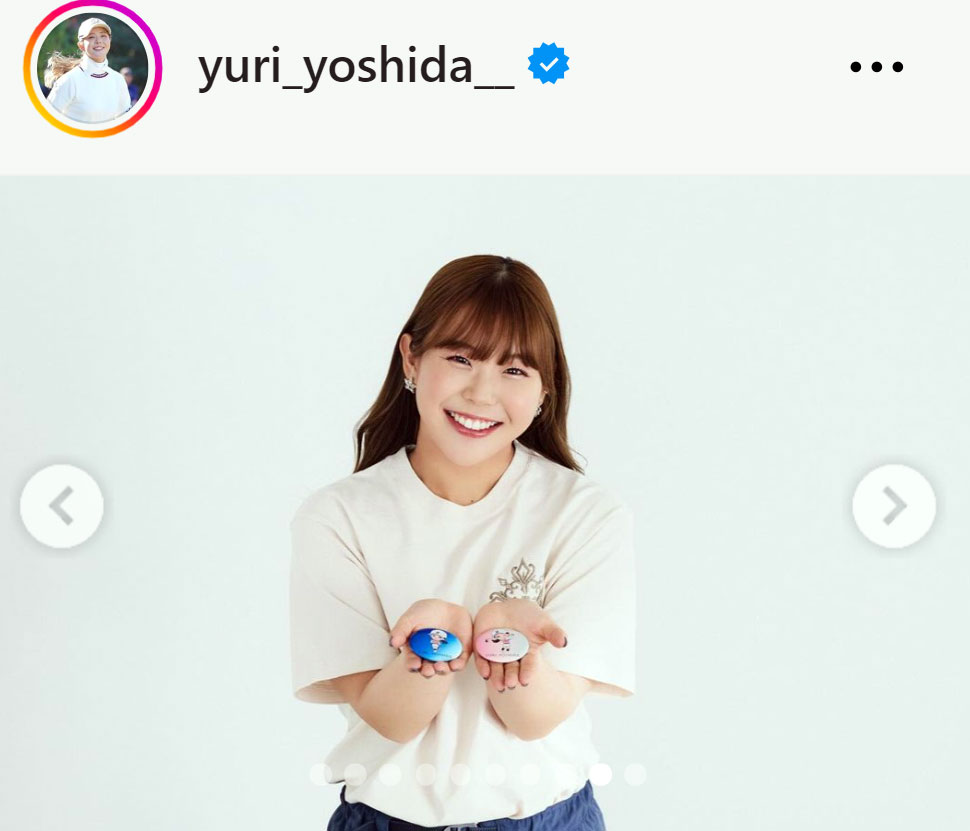 吉田優利のインスタグラムから