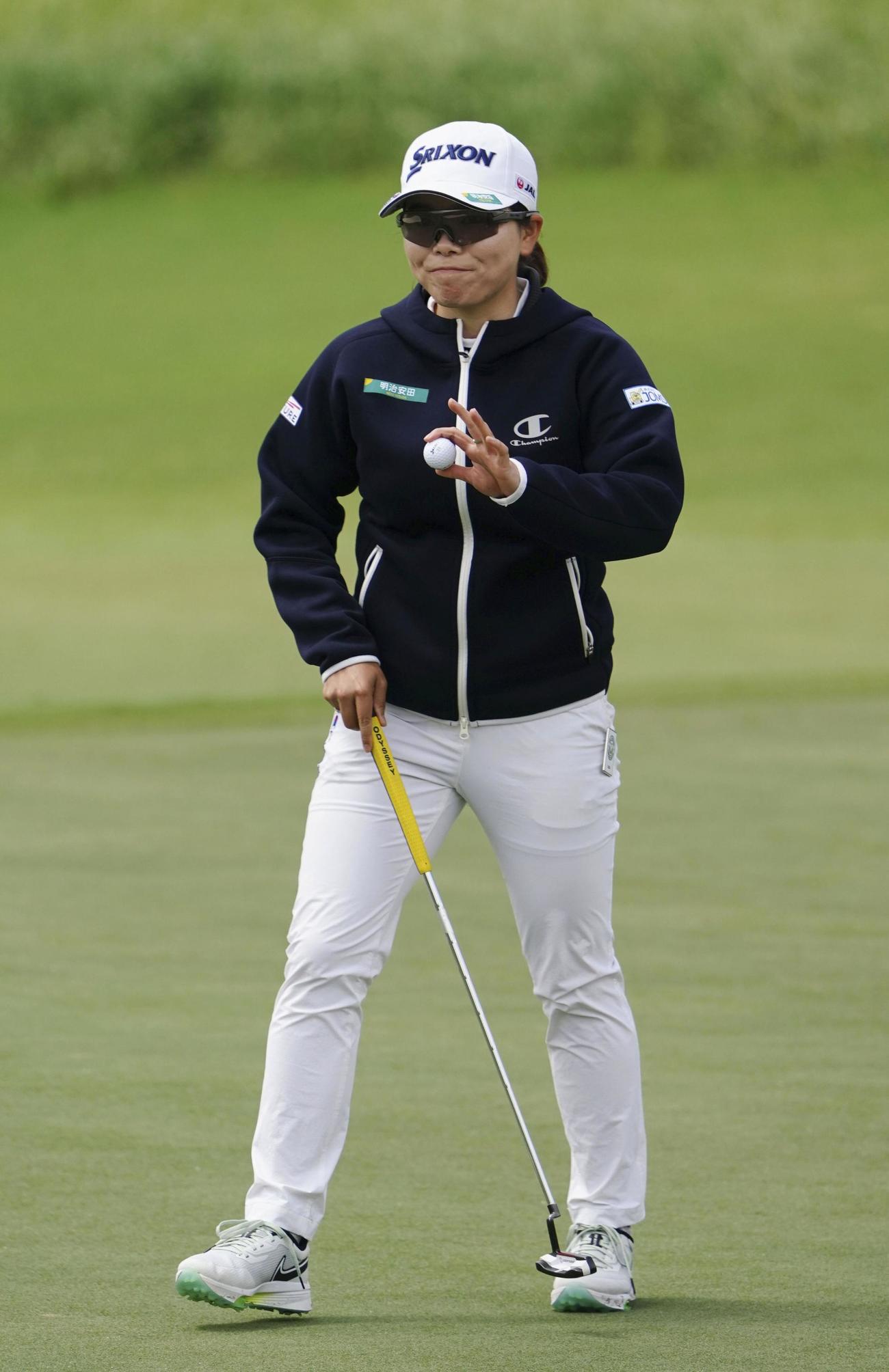 最終ラウンド、通算5アンダーで9位の勝みなみ（共同）