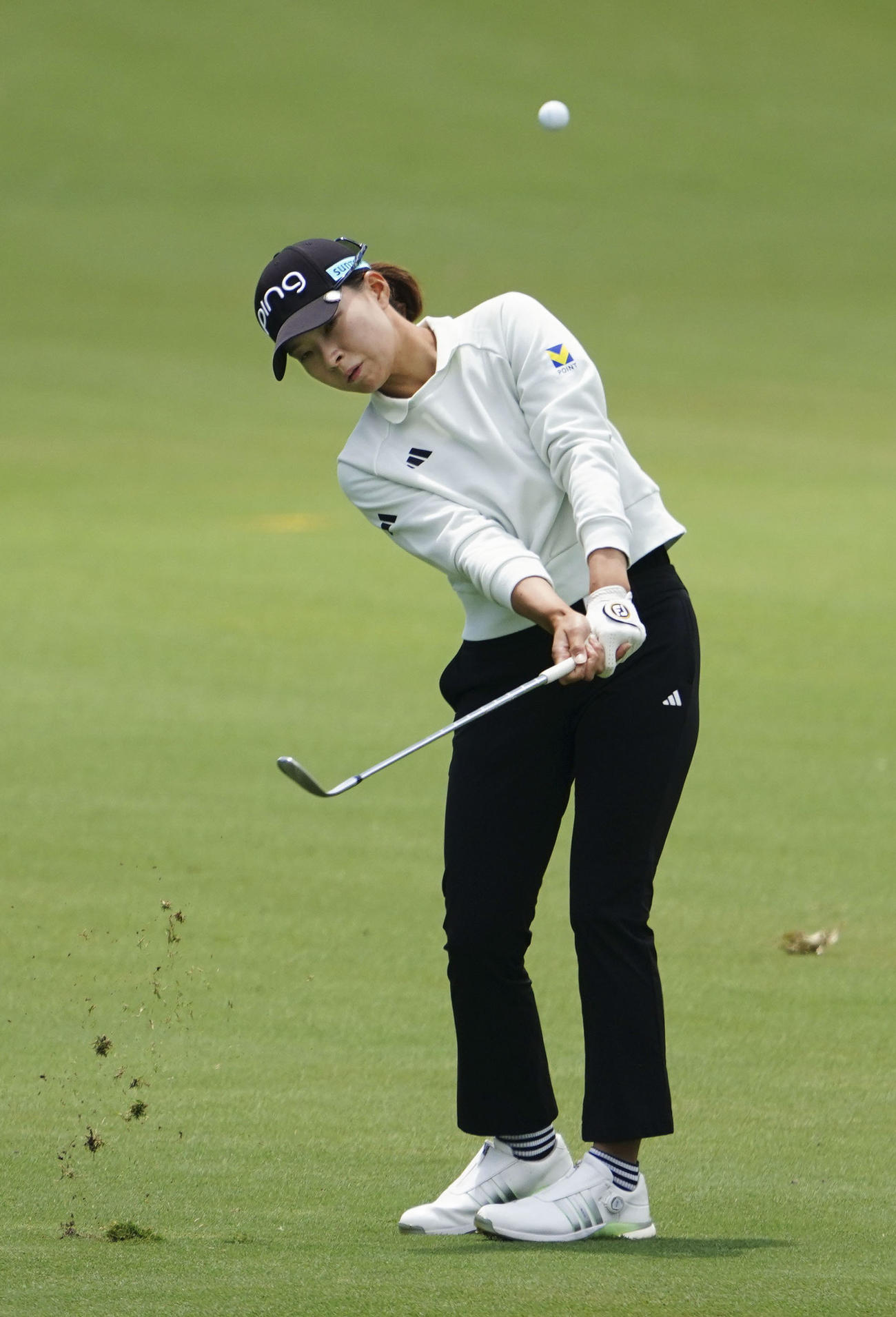 最終ラウンド、通算3オーバーで50位の渋野日向子（共同）