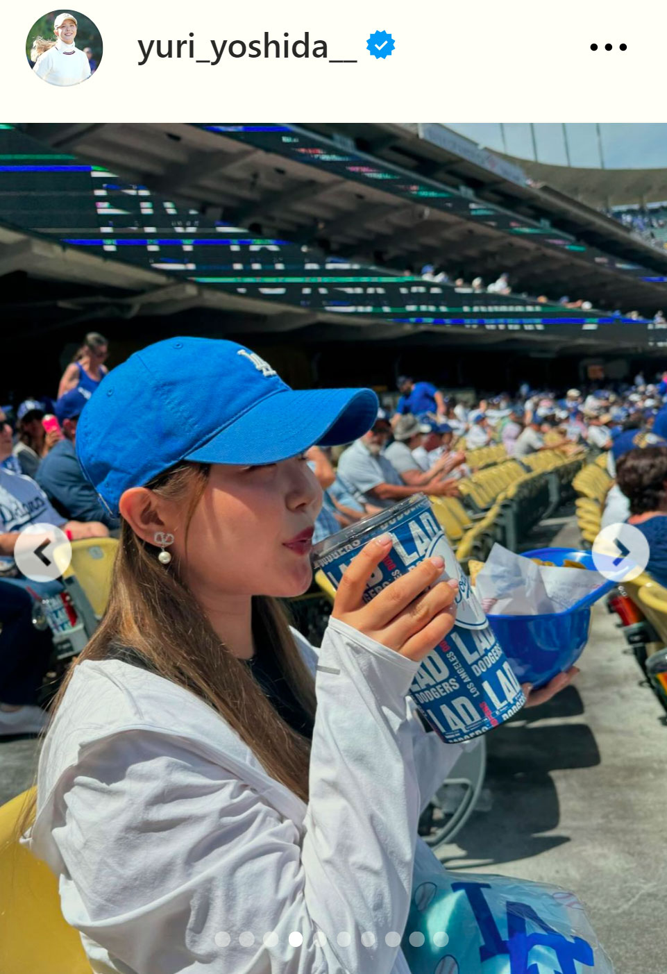吉田優利のインスタグラムから