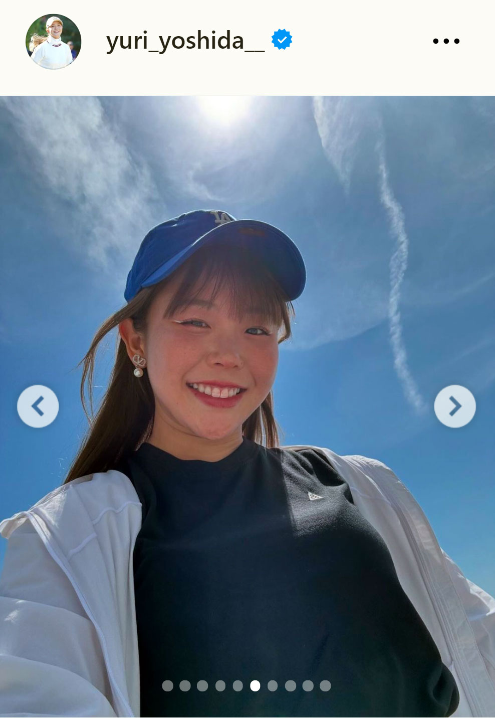 吉田優利のインスタグラムから