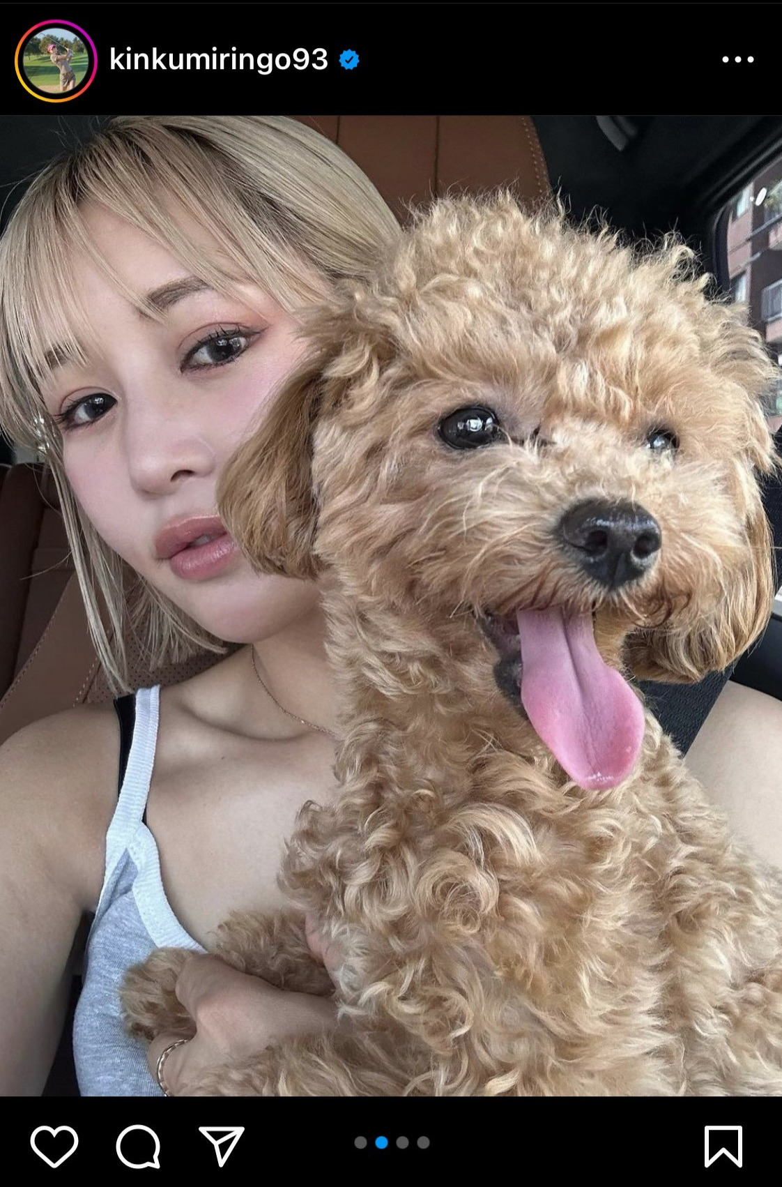 金田久美子のインスタグラムから