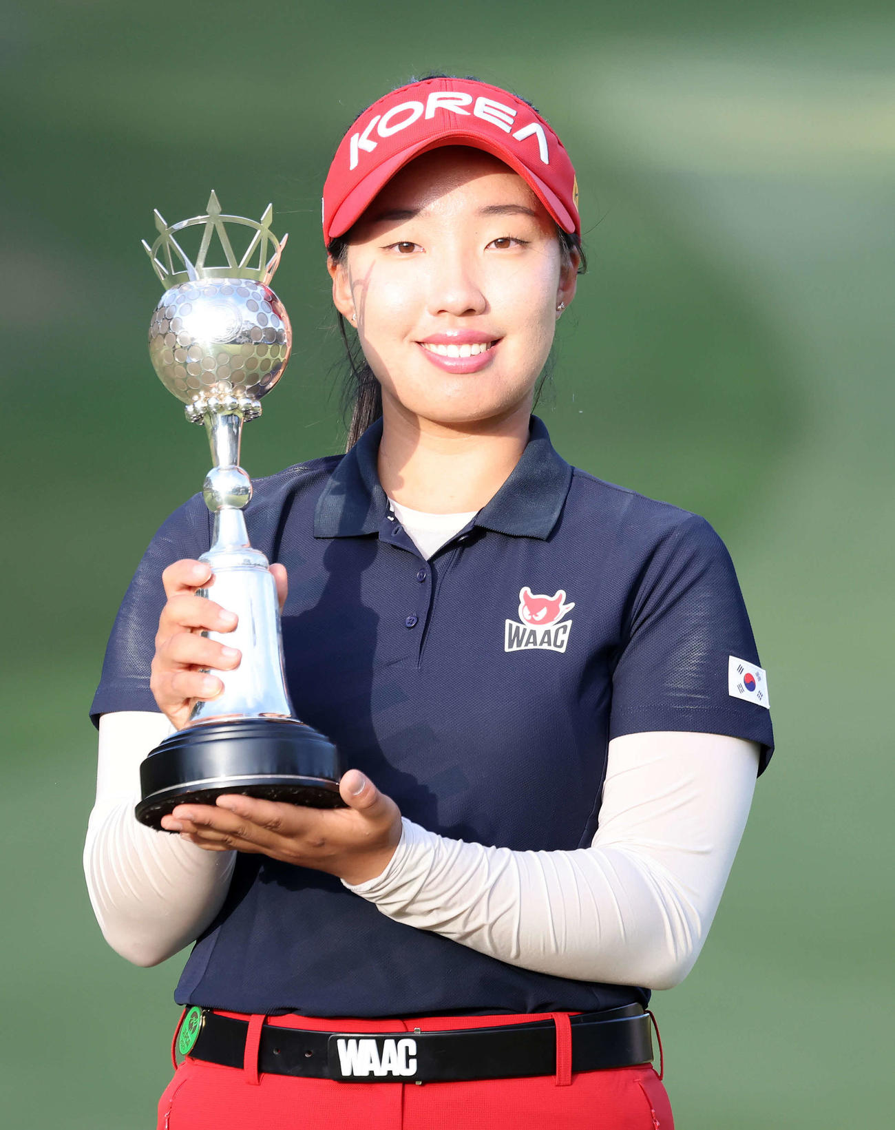 史上最年少15歳で優勝したリ・ヒョソン（撮影・鈴木正人）