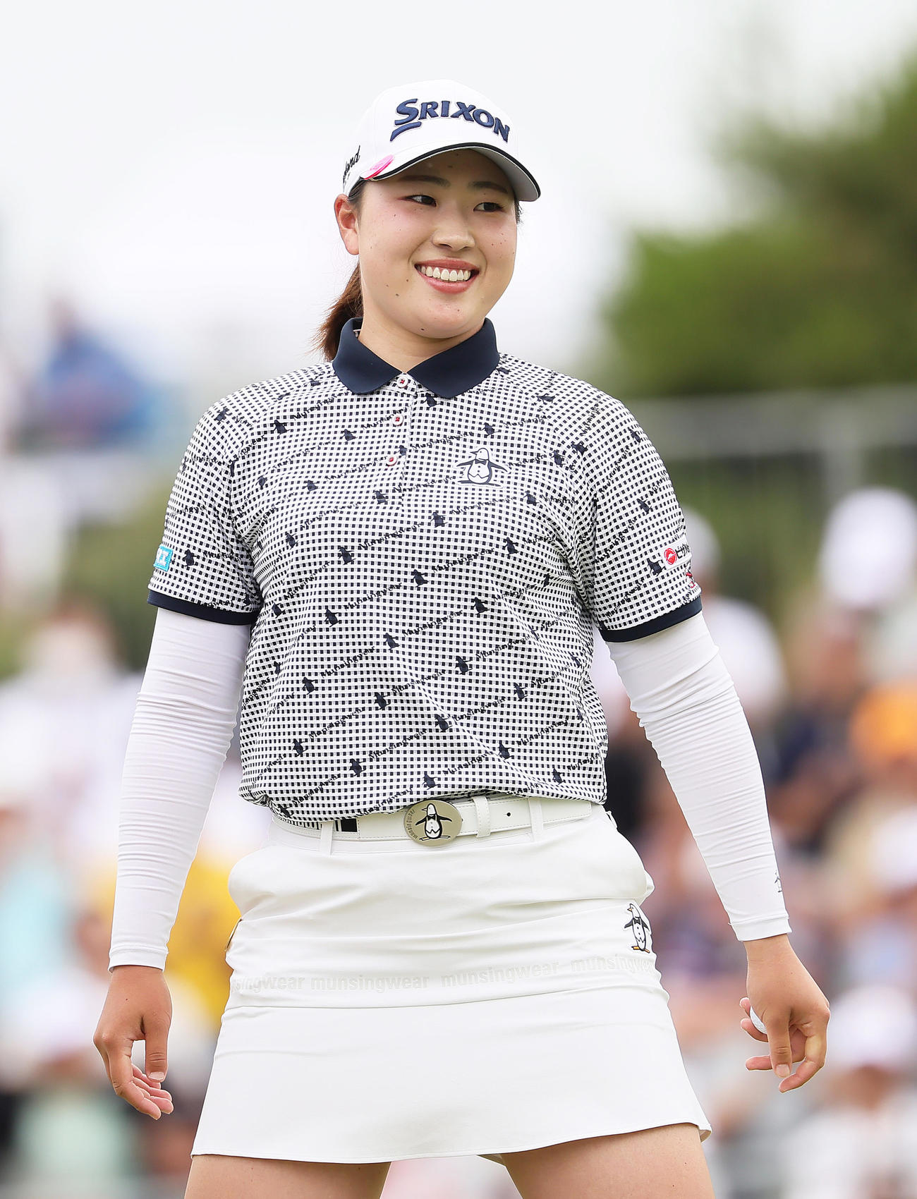 優勝を決め笑顔を見せる竹田（撮影・足立雅史）