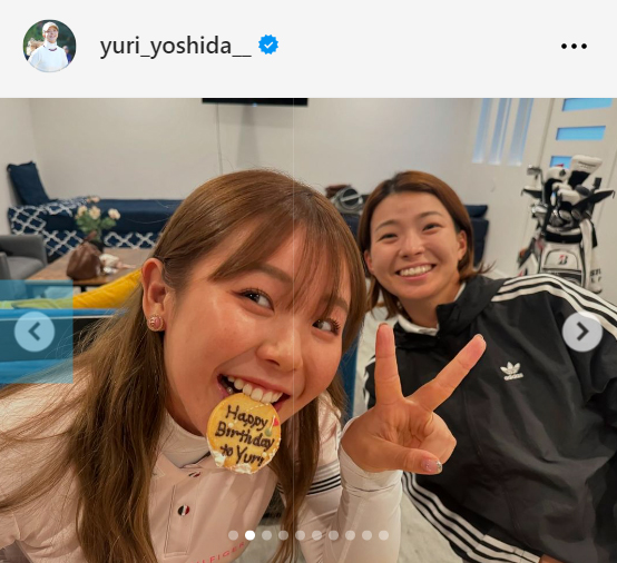 吉田優利のインスタグラムから