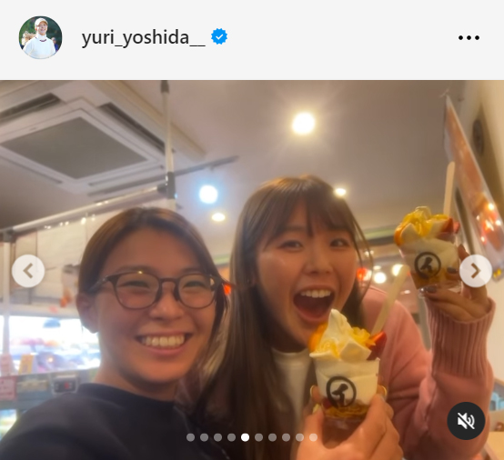 吉田優利のインスタグラムから