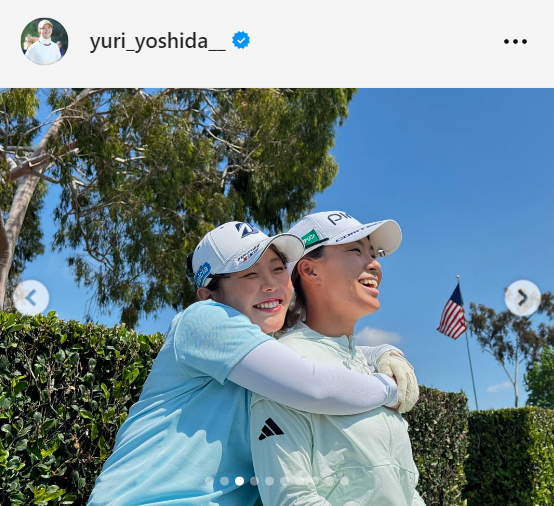 吉田優利のインスタグラムから