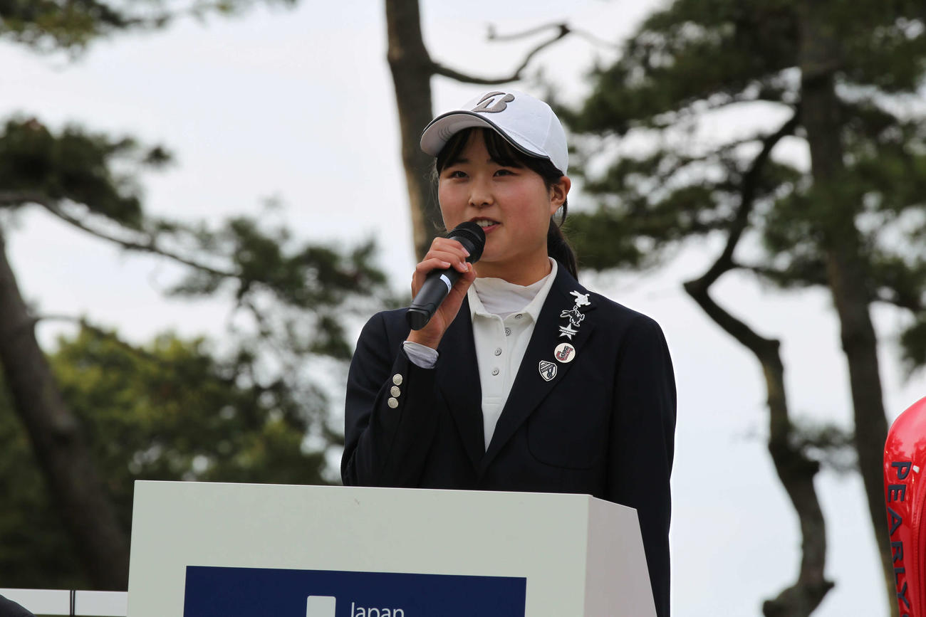 藤井かすみステップジャンプツアー、大洗チャレンジカップで優勝した北川紗玖楽（撮影・沢田啓太郎）