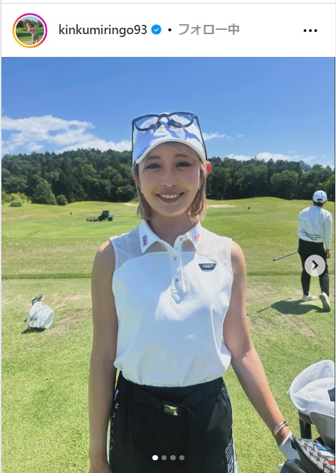 金田久美子の公式インスタグラムから