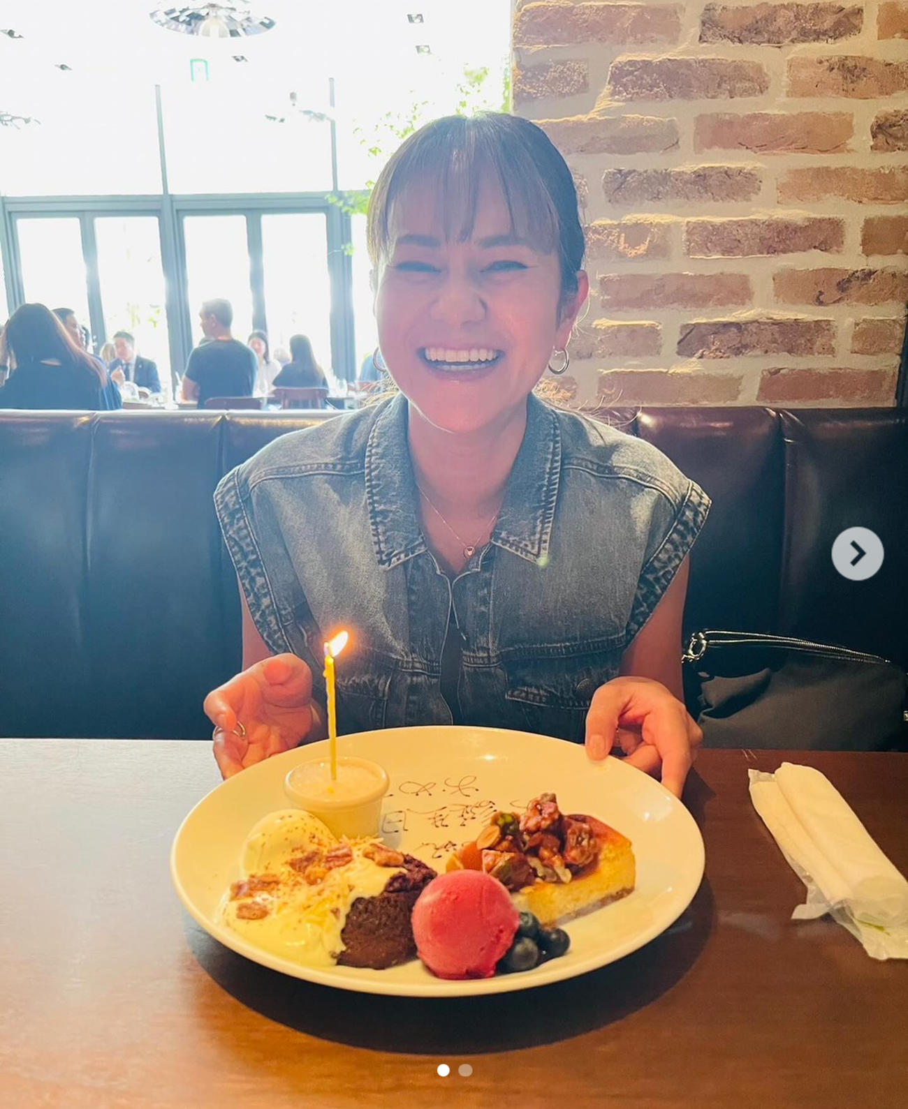宮里藍さんのインスタグラムから