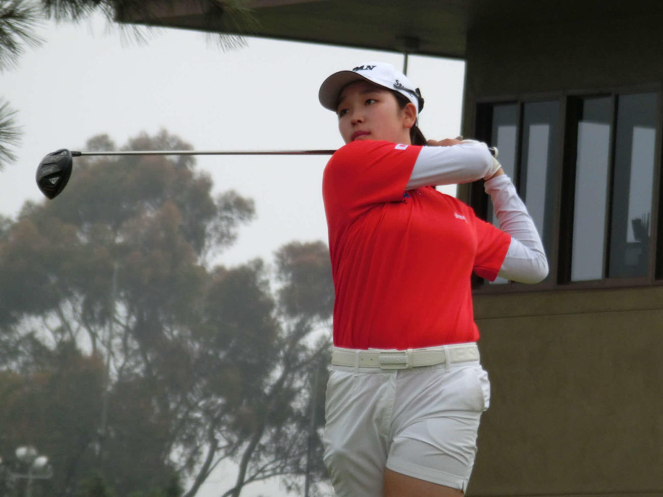 15－18歳の部女子初日首位タイの根田うの（C）IJGA