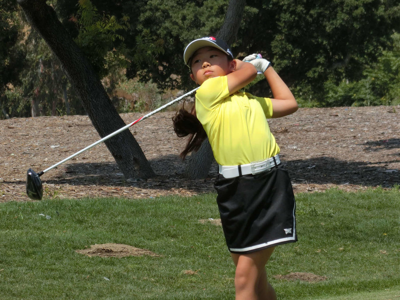 7－8歳の部女子首位の常住美結（C）IJGA