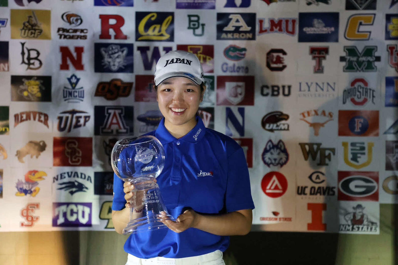 15－18歳の部女子2位の根田うの（C）IJGA