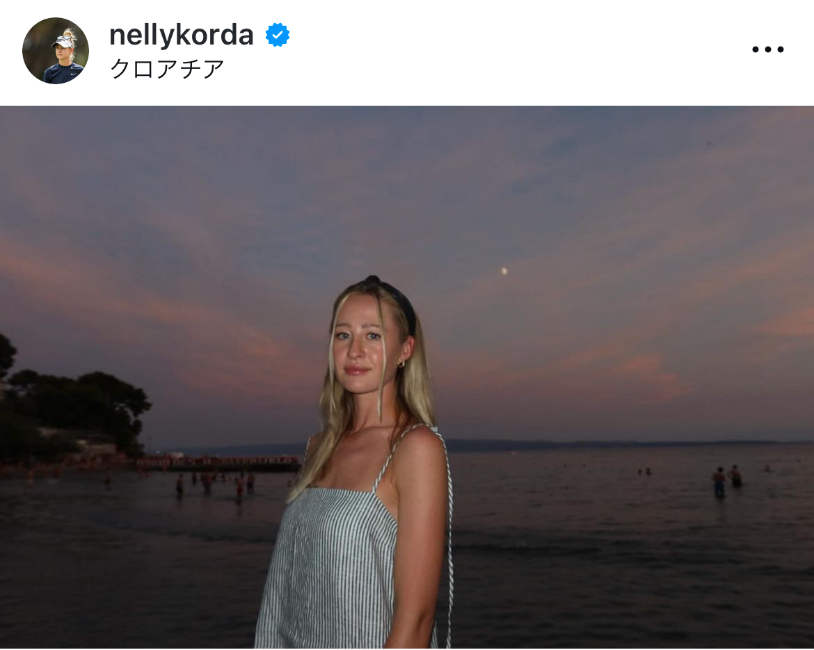 ネリー・コルダのインスタグラムから