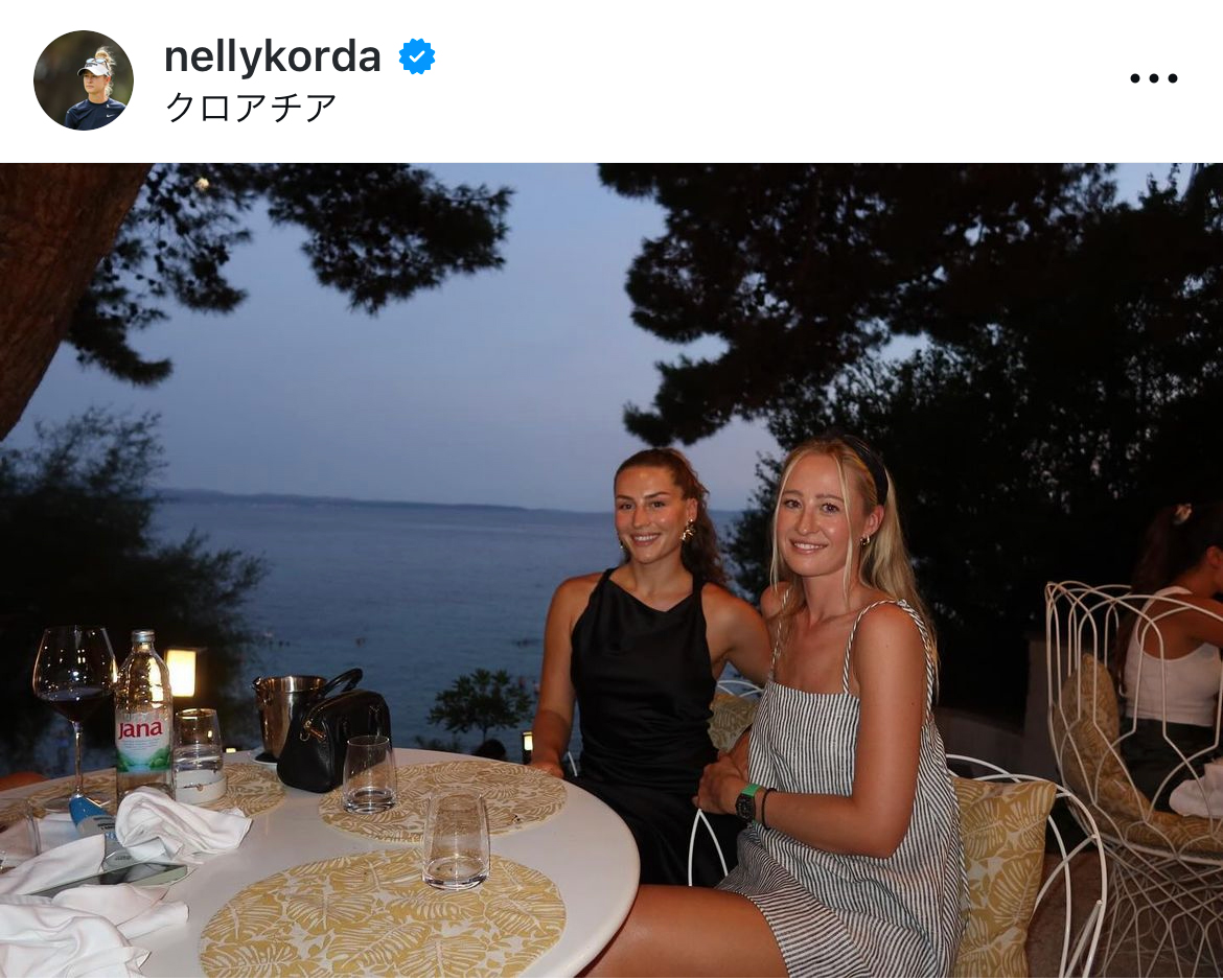 ネリー・コルダのインスタグラムから