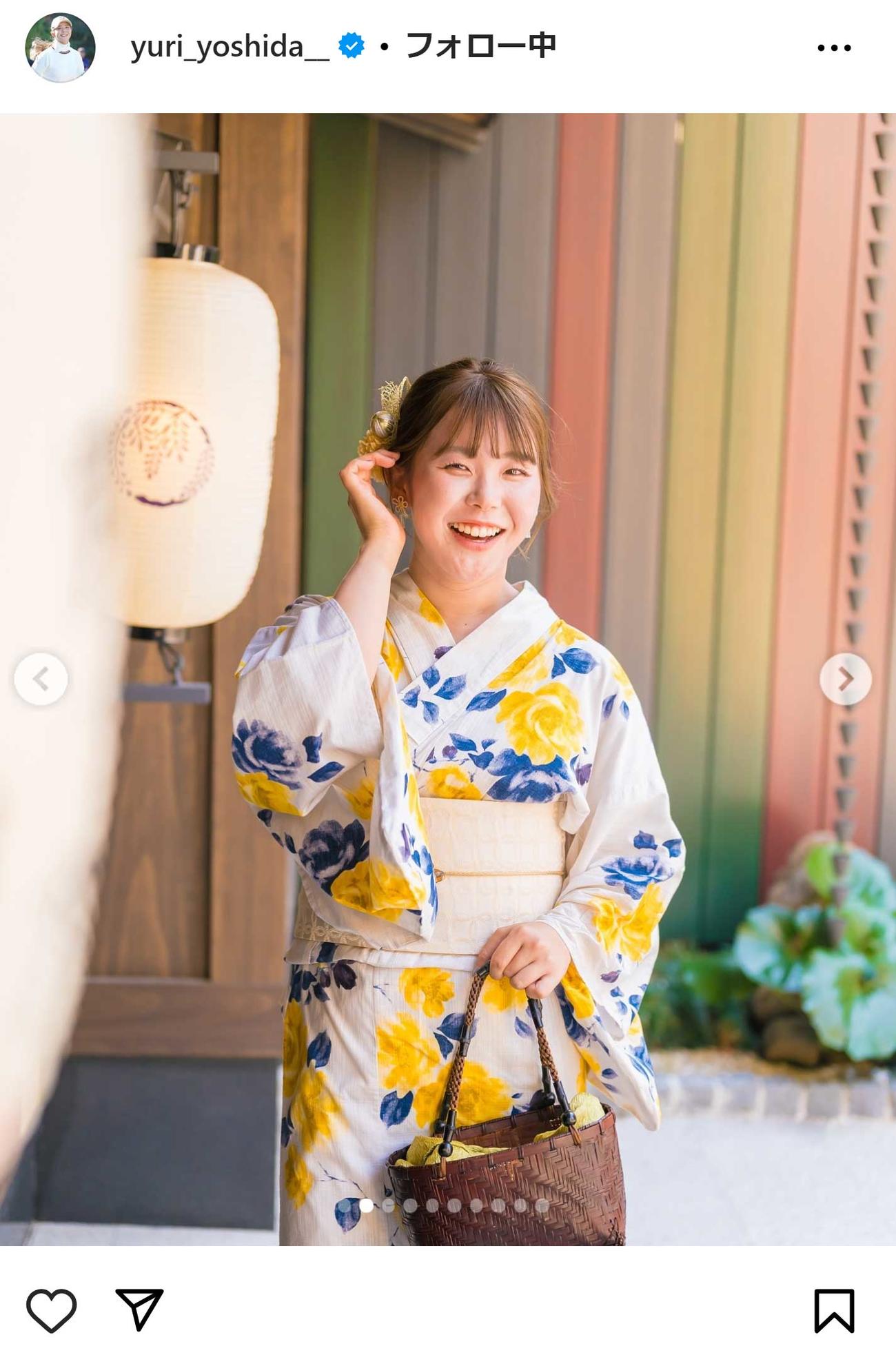 吉田優利のインスタグラムから