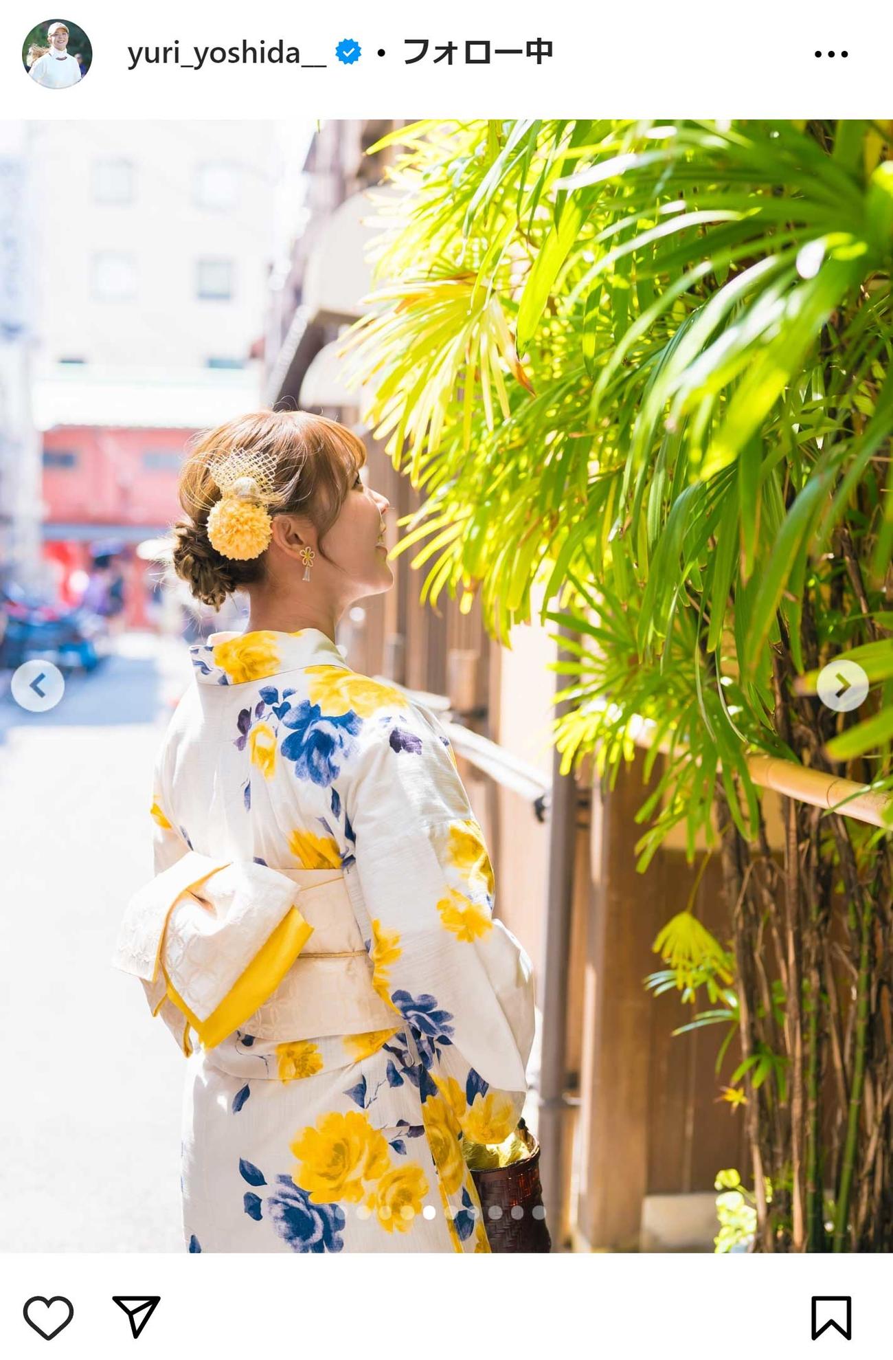 吉田優利のインスタグラムから